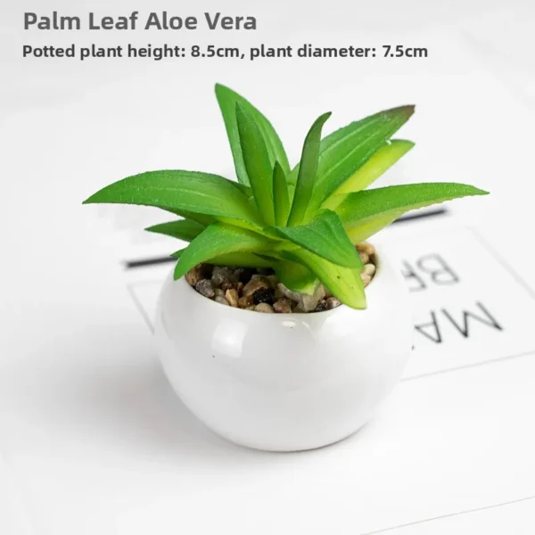 Nordic Artificial Succulent Plant – Cute Small Potted - Image 13