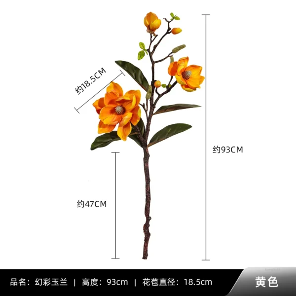Winter Magnolia Artificial Flowers – Elegant Home & Wedding - Image 10