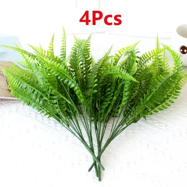 4pcs Faux Boston Ferns – Greenery for Engagement Decor - Image 7