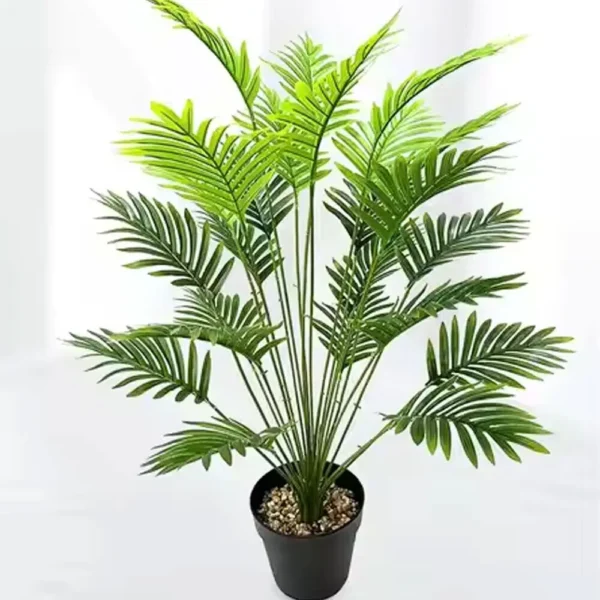 Large Artificial Palm Tree in Pot – 1-2pcs Faux Plant - Image 2