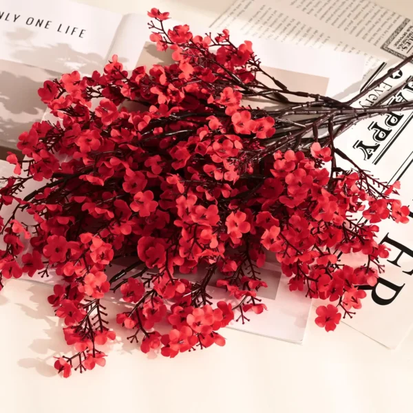 5Pcs Baby’s Breath Winter Artificial Flowers Bouquet - Image 10
