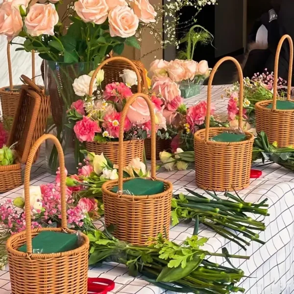 6Pcs Green Floral Foam Bricks for Flower Arrangements - Image 24