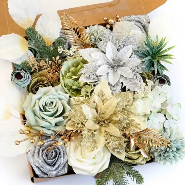 YeeNanee Autumn Terracotta Artificial Flowers Set - Image 17