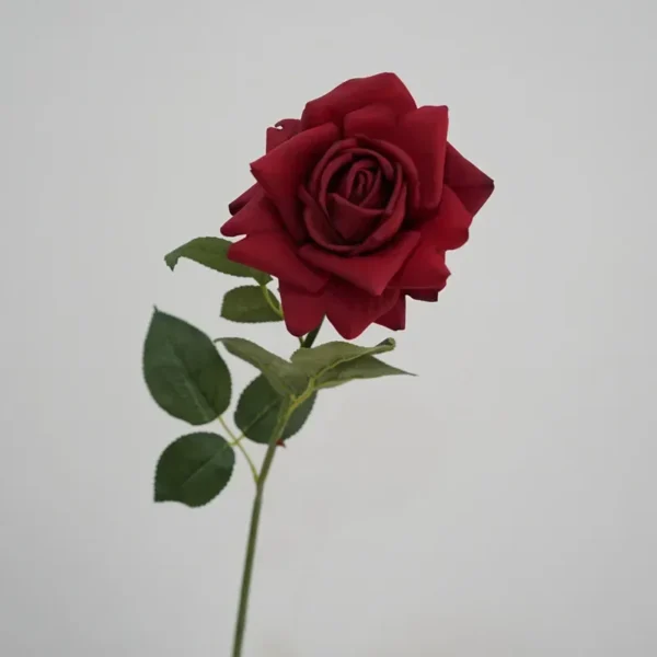 Artificial Roses Bouquet – 5Pcs Real Touch Flowers - Image 4