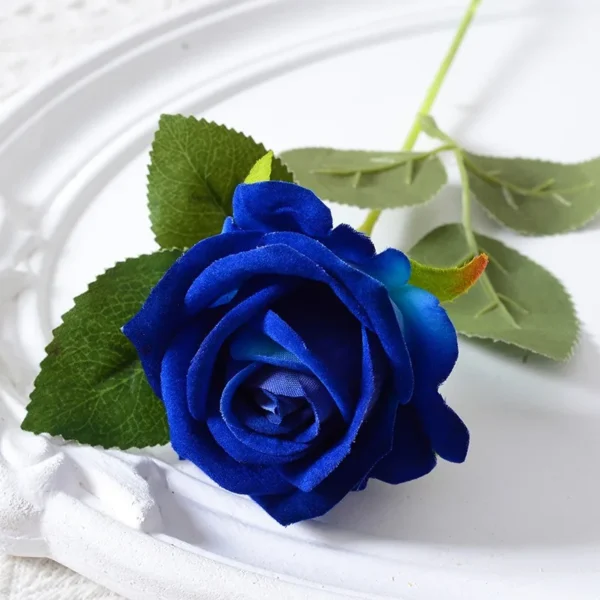 50pcs Velvet Artificial Rose Bouquet – Realistic Decor - Image 11