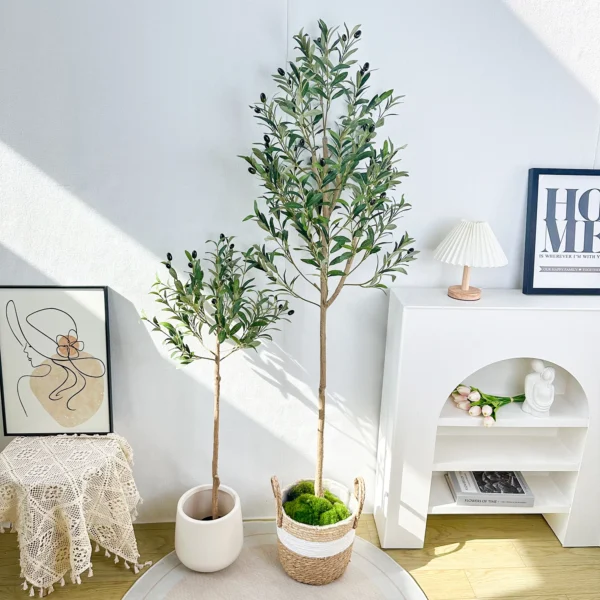 Large 110-200CM Artificial Olive Branch Indoor Decor - Image 5