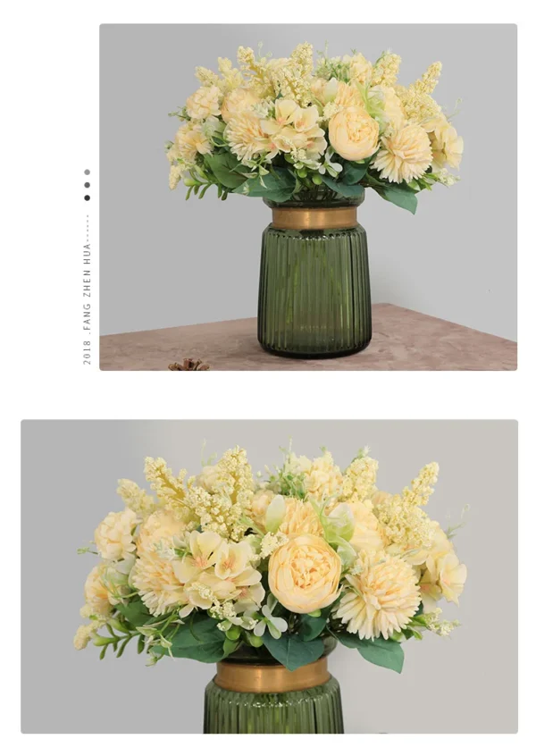 Vintage Silk Rose Bouquet for Weddings & Home Decor - Image 20
