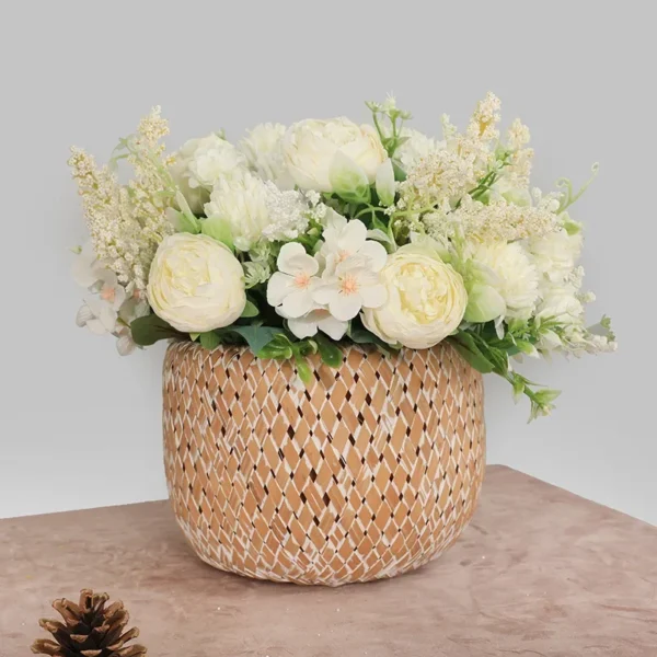 Vintage Silk Rose Bouquet for Weddings & Home Decor - Image 2