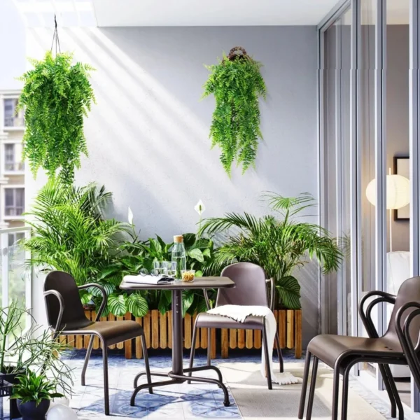 Artificial Persian Fern Vine – Hanging Greenery Decor - Image 3
