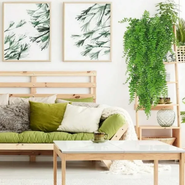 Artificial Persian Fern Vine – Hanging Greenery Decor - Image 9