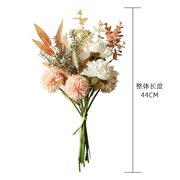 Elegant Artificial Rose Bouquet for Home & Garden Decor - Image 11