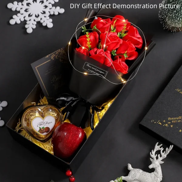9 Rose Soap Flower Bouquet Gift for Party & Wedding Decor - Image 12