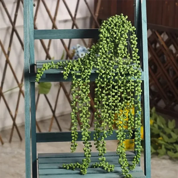 Lifelike Hanging Succulent Vine for Home & Wedding Decor - Image 12