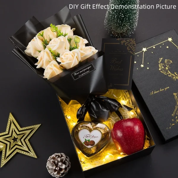 9 Rose Soap Flower Bouquet Gift for Party & Wedding Decor - Image 13