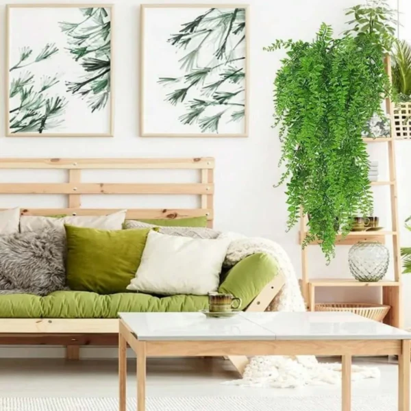 Artificial Persian Fern Vine – Hanging Greenery Decor - Image 5