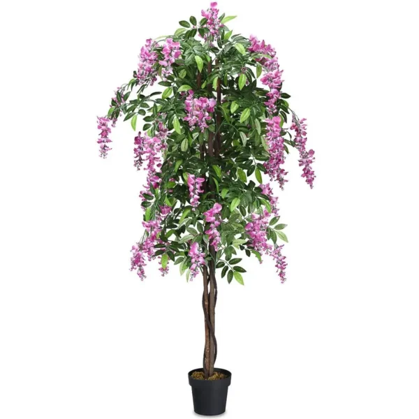 180cm Artificial Wisteria Tree in Pot – Realistic Greenery