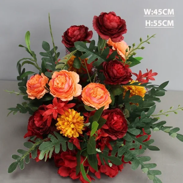 Standing Silk Rose Arrangement for Weddings & Events - Image 12
