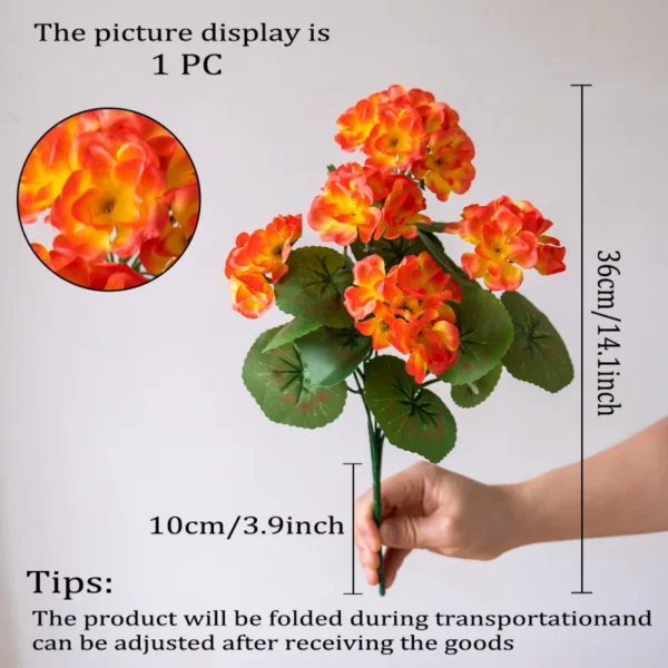 Elegant Artificial Rose Bouquet for Home & Garden Decor - Image 7